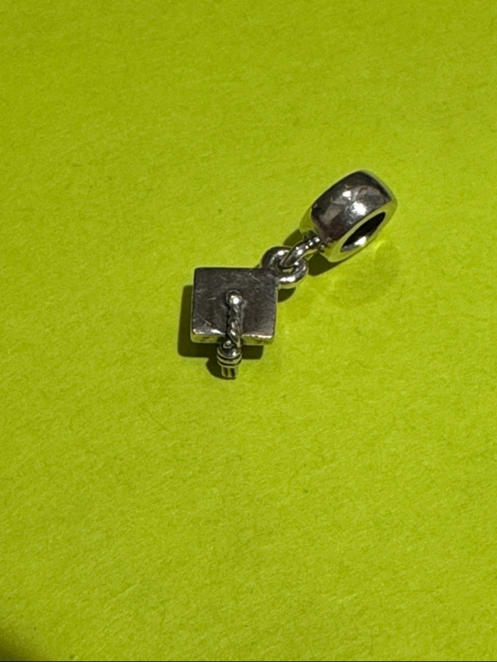 Pandora Silver Graduation Cap Dangle Charm